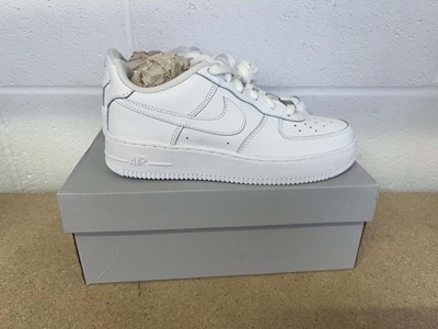 Lot Boxed pair of Nike Air Force 1 trainers size...