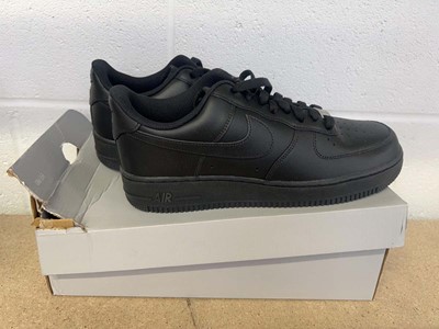 Lot Boxed pair of Nike Air Force 1 trainers size UK 8