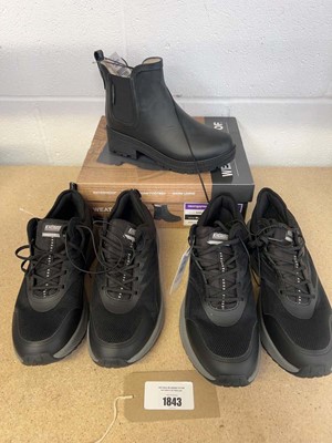 Lot x1 boxed pair of Weatherproof ankle wellies...