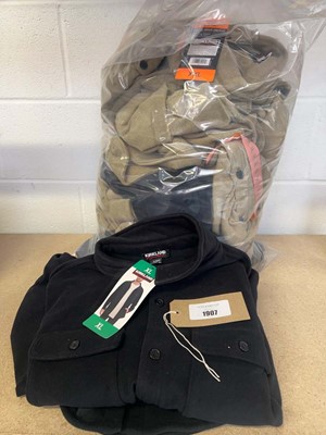 Lot Approx. 10 mens Kirkland shirt jackets