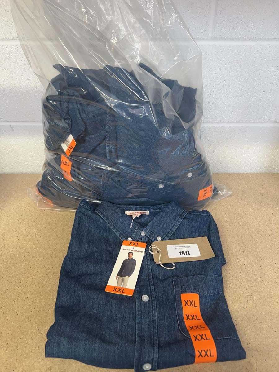 Lot Approx. 11 Lucky Brand button up denim long...