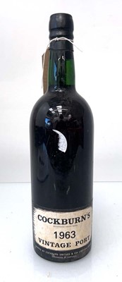 Lot 208 - A bottle of Cockburn's 1963 Vintage Port...