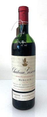 Lot 309 - A bottle of 1970 Chateau Giscours Margaux...