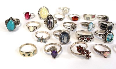 Lot 664 - Twenty-three silver, metalware and base metal...