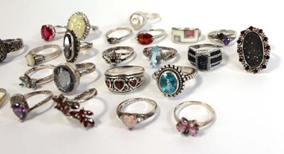 Lot 664 - Twenty-three silver, metalware and base metal...