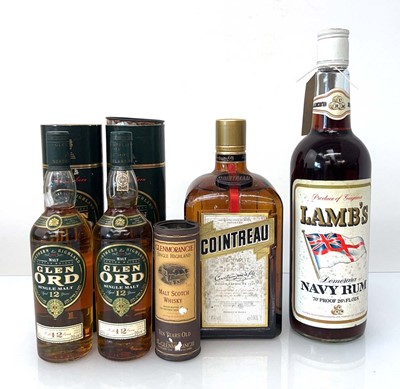 Lot 153 - 5 various bottles, 2x Glen Ord Northern...