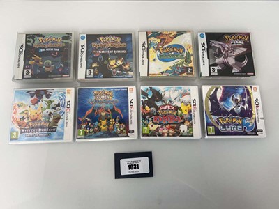 Lot 1031 - Qty of Nintendo DS and 3DS Pokémon games to...