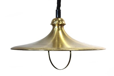 Lot 244 - A Danish copper coloured pull-down open...