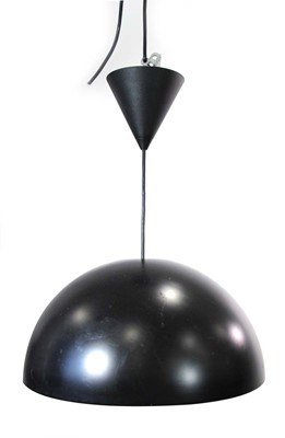 Lot 246 - A late 20th century black enamelled open...