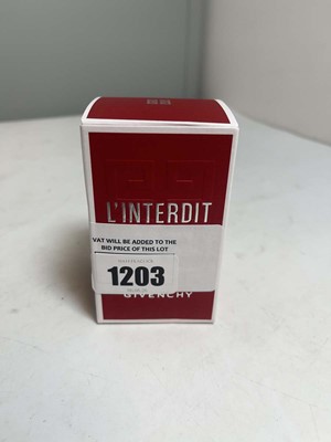 Lot Givenchy L'interdit eau de parfum rouge 35ml
