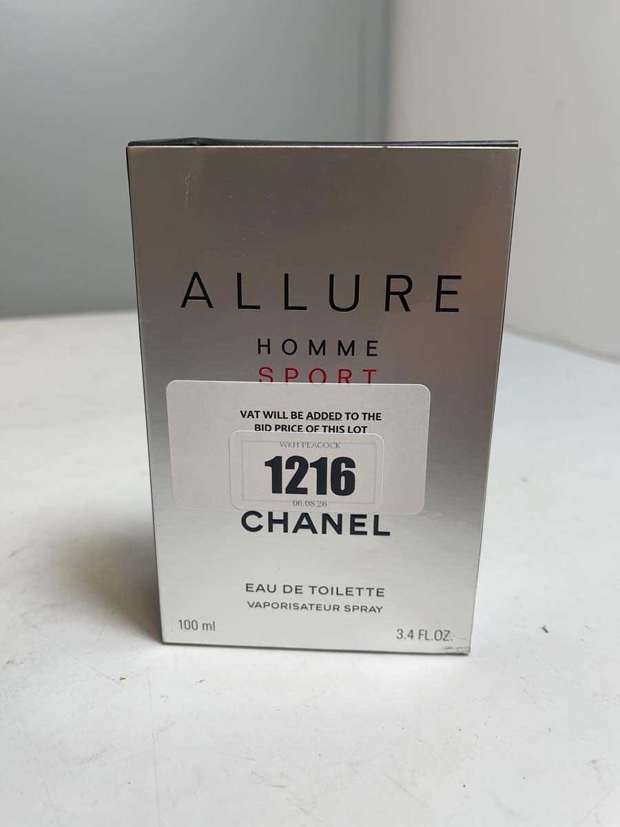 Lot Chanel allure homme sport eau de toilette 100ml