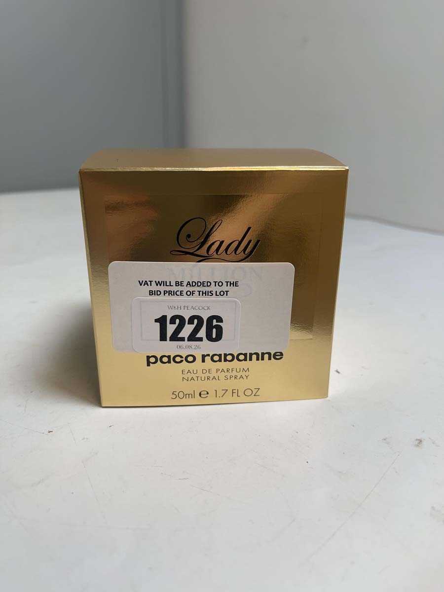 Lot Paco Rabanne lady million eau de parfum 50ml