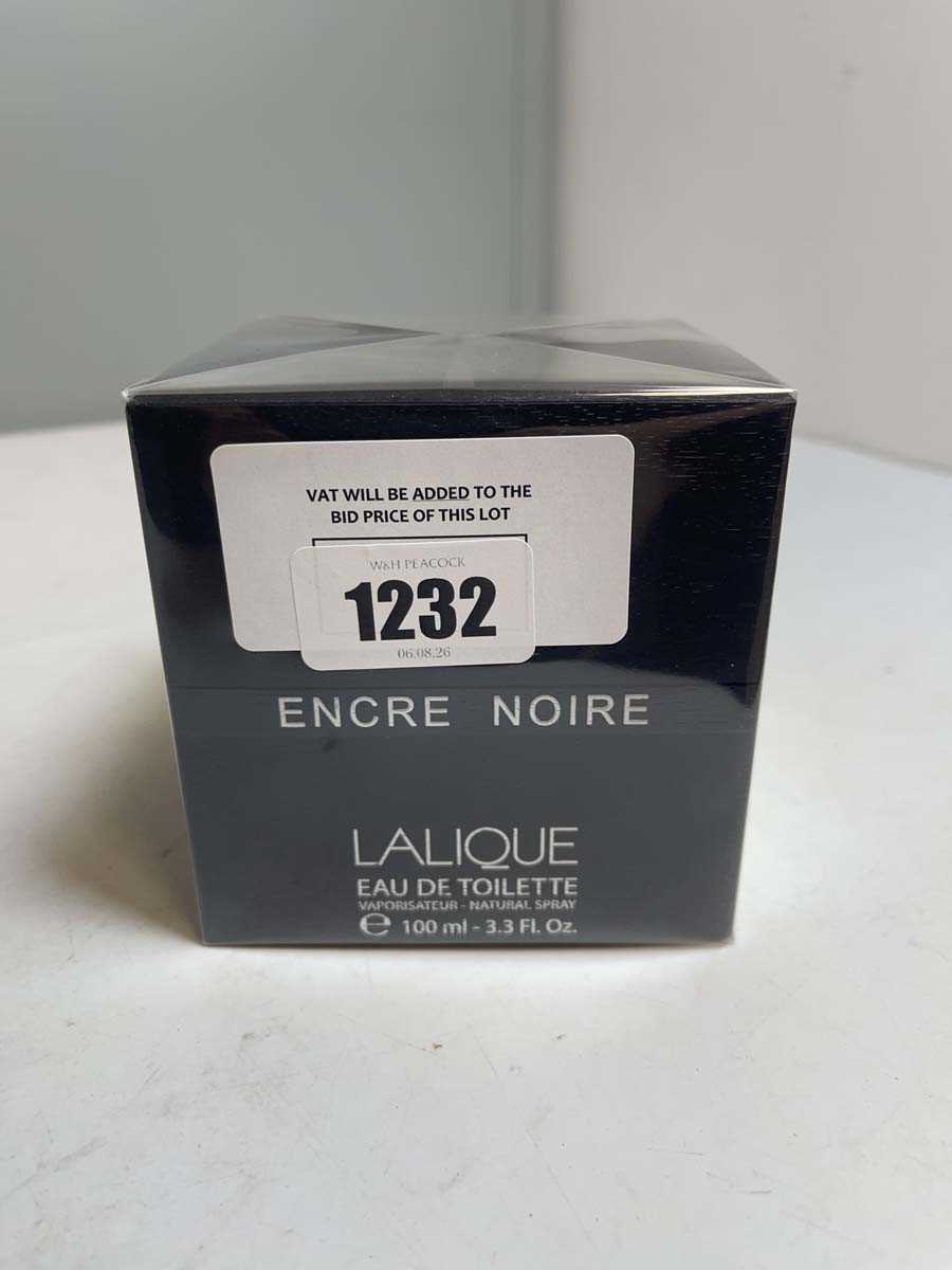 Lot Lalique encre noire eau de toilette 100ml