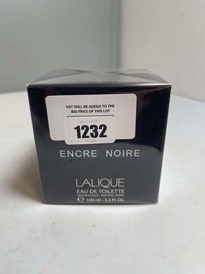 Lot Lalique encre noire eau de toilette 100ml