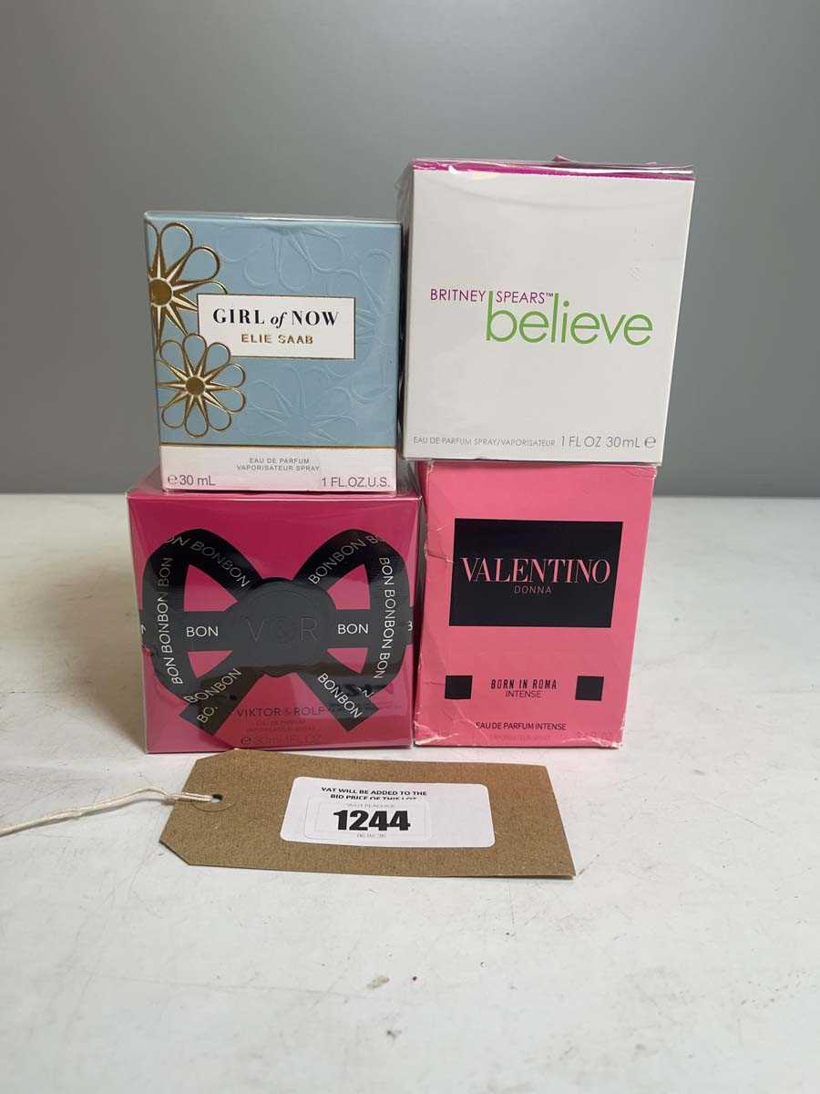 Lot 4x Perfumes to include Valentino, Viktor &...