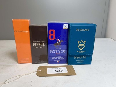 Lot 4x Perfumes to include Clinique, Bujairami,...