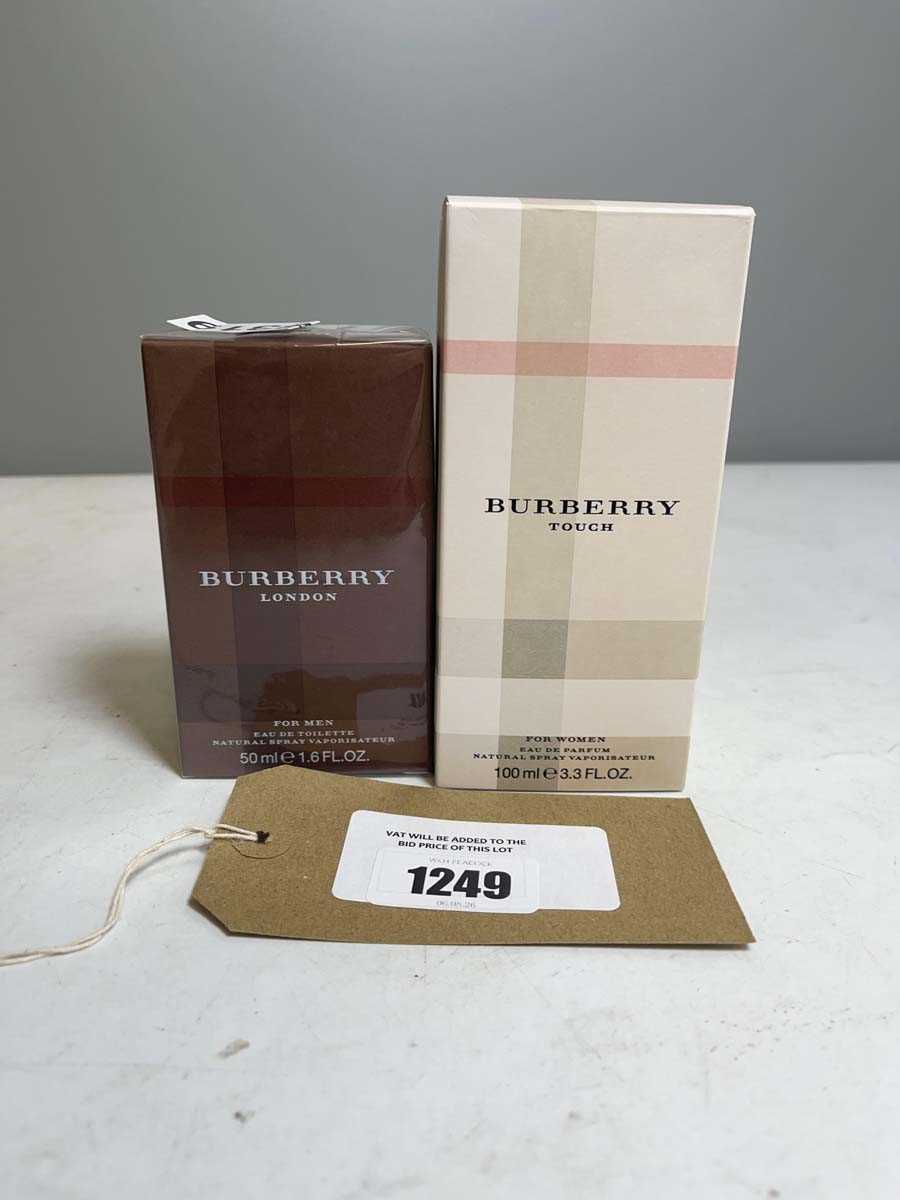 Lot Burberry touch 100ml & London for men 50ml...