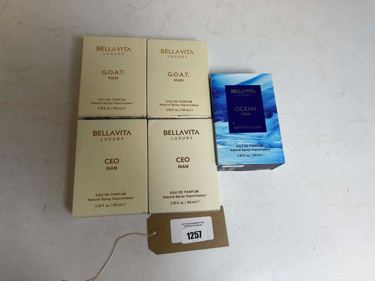 Lot 5x Bellavita Luxury men's 100ml perfumes to...
