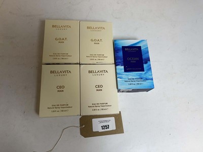 Lot 5x Bellavita Luxury men's 100ml perfumes to...