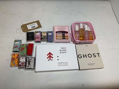 Lot Various miniature designer perfumes plus...