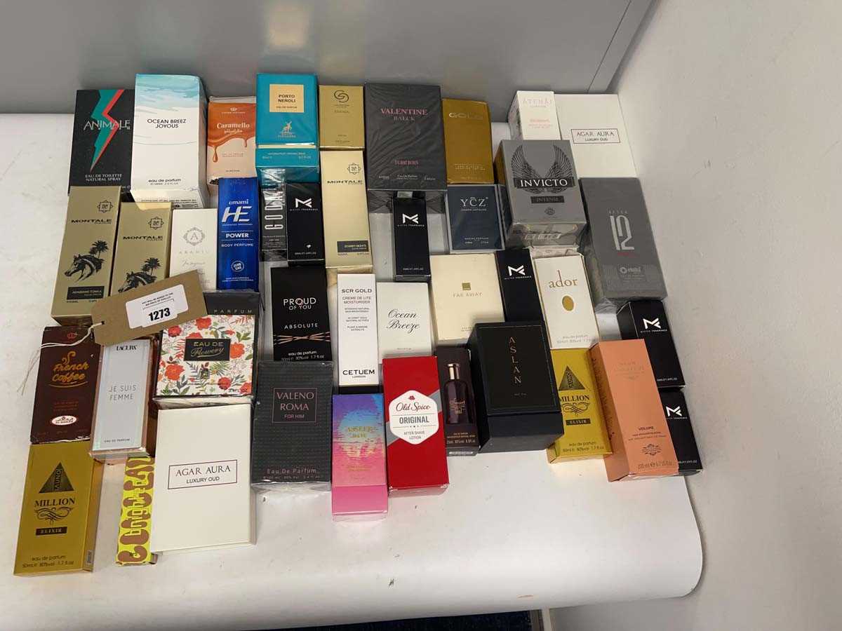 Lot Large bag of various perfumes