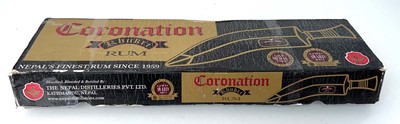 Lot 158 - A Coronation Khukri Rum decanter of Nepal's...