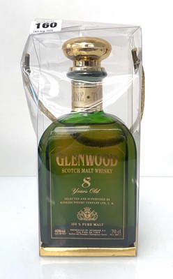 Lot 160 - A bottle of Glenwood 8 year old Pure Scotch...