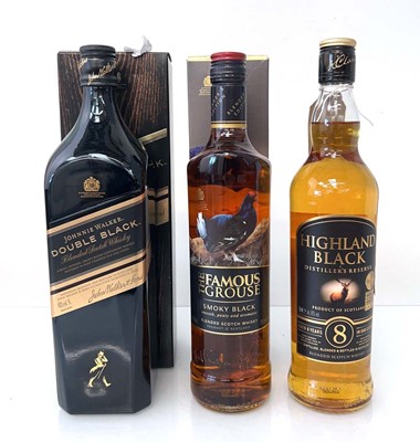 Lot 162 - 3 bottles of Blended Scotch Whisky, 1x Johnnie...