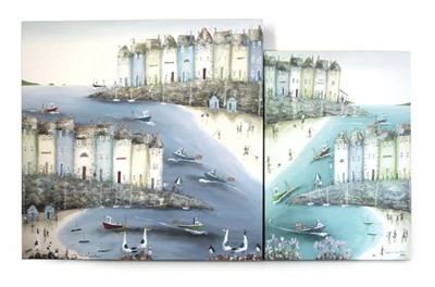 Lot 261 - Rebecca Lardner (b. 1971), 'Home by the Sea',...