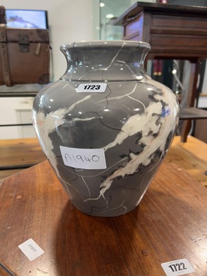 Lot 1723 - Grey ceramic vase
