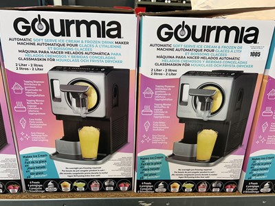 Lot 1005 - 2 boxed Gourmia automatic soft serve ice cream...