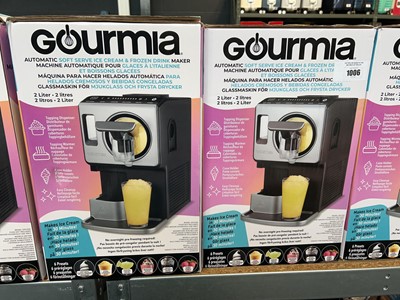 Lot 1006 - 2 boxed Gourmia automatic soft serve ice cream...