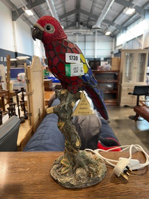 Lot 1730 - Parrot lamp by the Juliana Lighting Collection