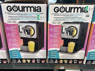 Lot 1018 - 2 boxed Gourmia Automatic soft serve ice cream...