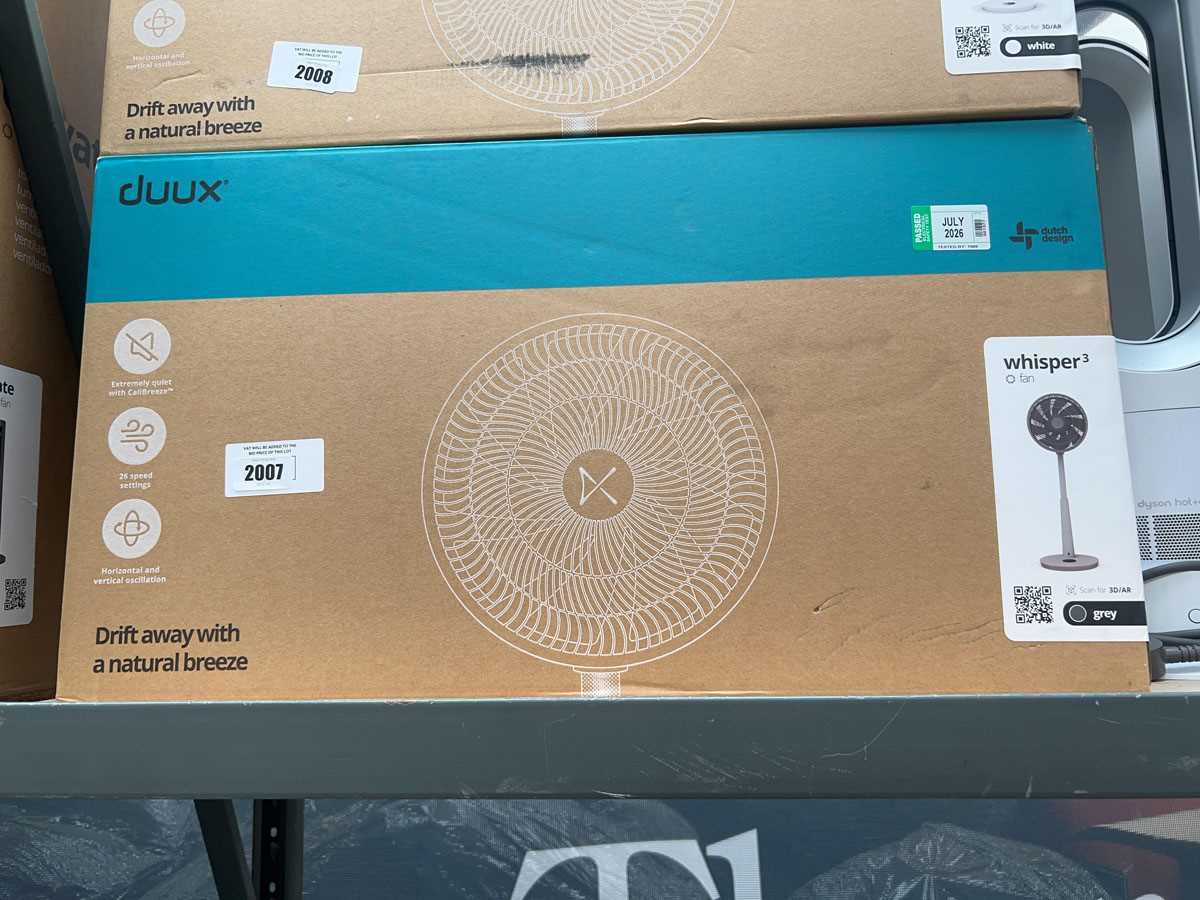 Lot 2007 - Duux Whisper 3 pedestal fan