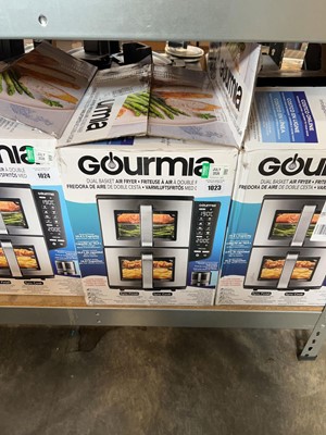 Lot 1023 - Box Gourmia dual-basket air-fryer