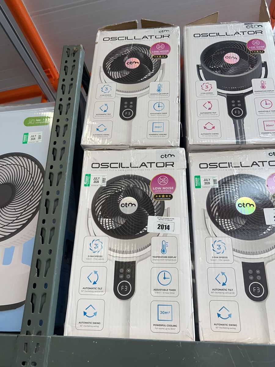 Lot 2014 - 2 CTM Oscillator pedestal fans