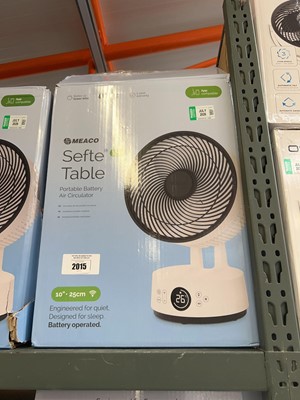 Lot 2015 - Meaco Sefte table fan