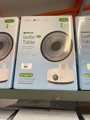 Lot 2017 - Meaco Sefte table fan