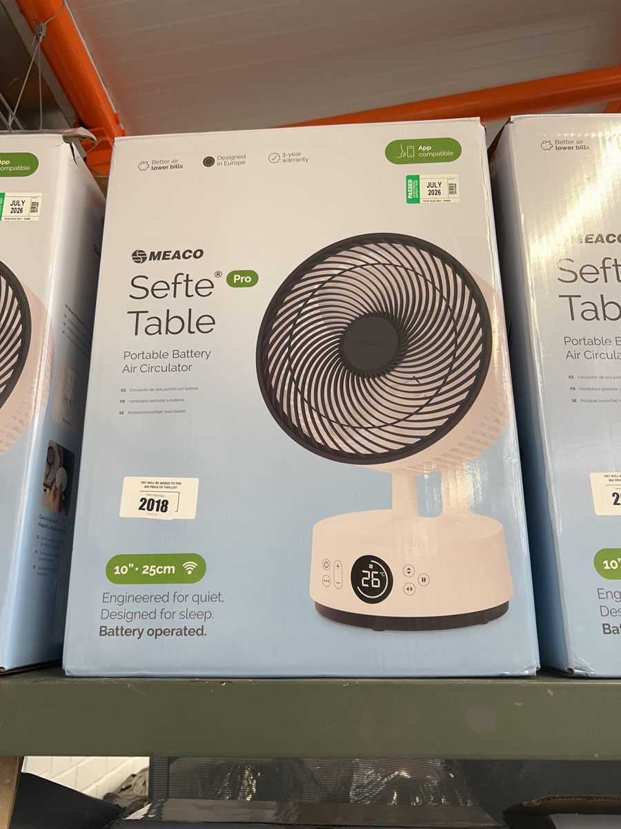 Lot 2018 - Meaco Sefte table fan