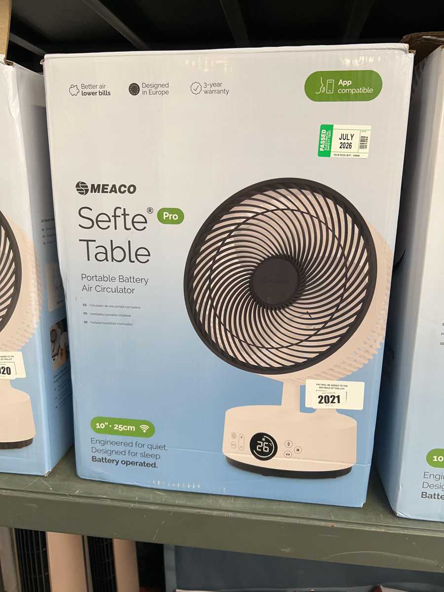 Lot 2021 - Meaco Sefte table fan