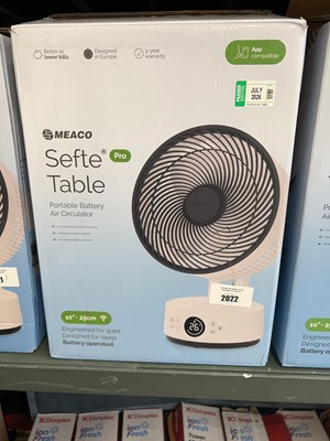 Lot 2022 - Meaco Sefte table fan