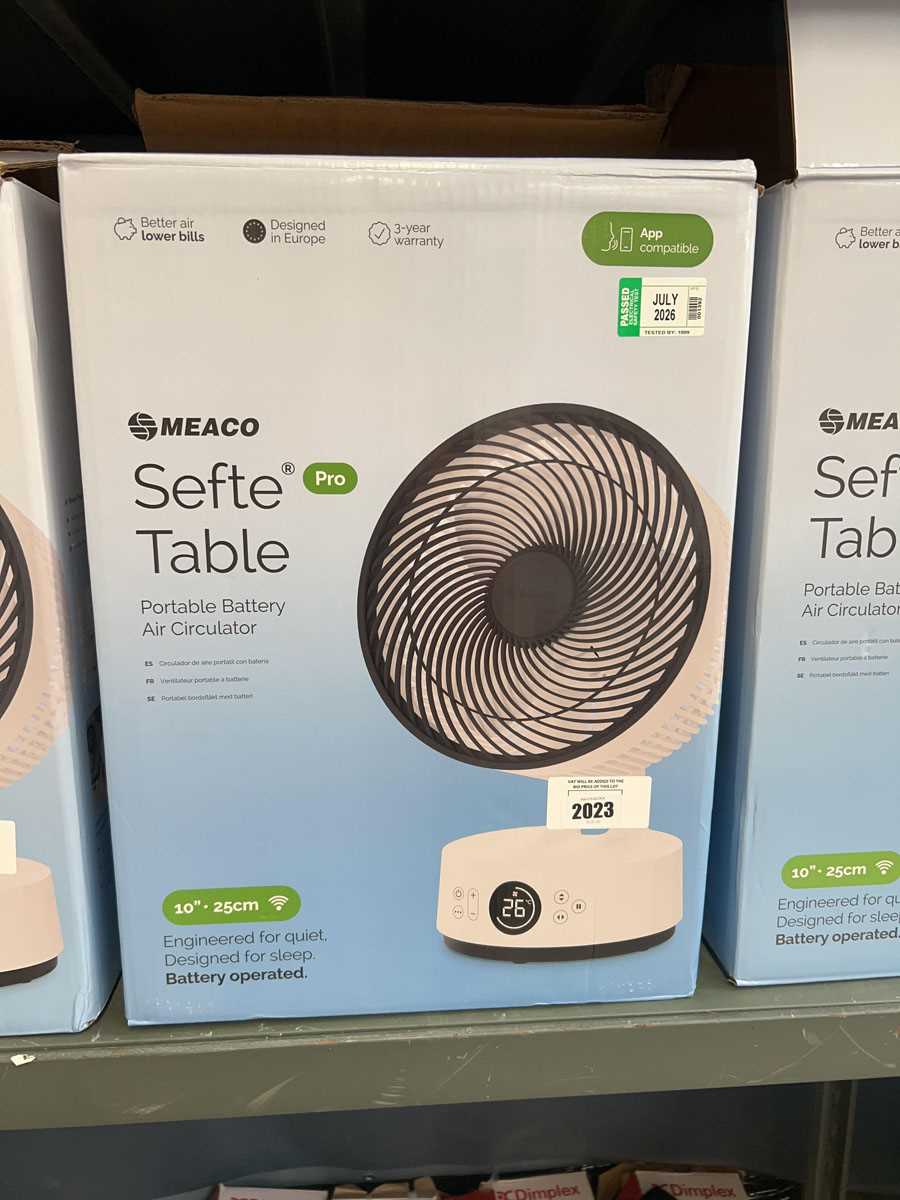 Lot 2023 - Meaco Sefte table fan