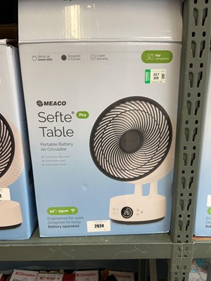 Lot 2024 - Boxed Meaco Sefti Pro 10" table top fan
