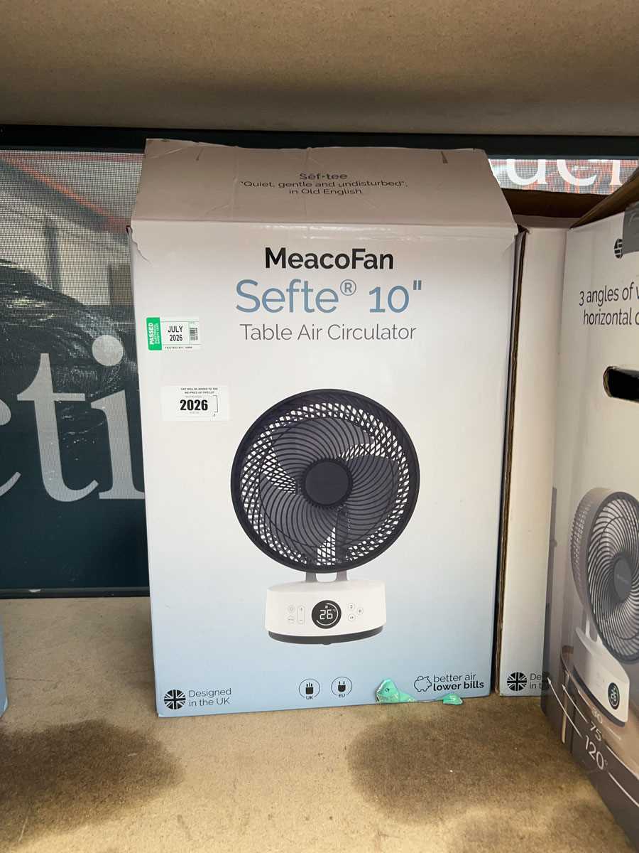 Lot 2026 - Meaco fan - Sefte 10 table air circulator