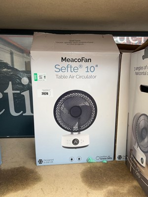 Lot 2026 - Meaco fan - Sefte 10 table air circulator