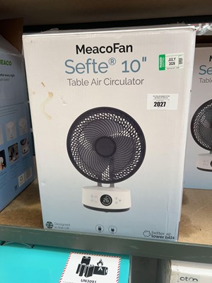 Lot 2027 - Meaco fan - Sefte 10 table air circulator