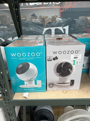 Lot 2031 - 4 WooZoo table fans