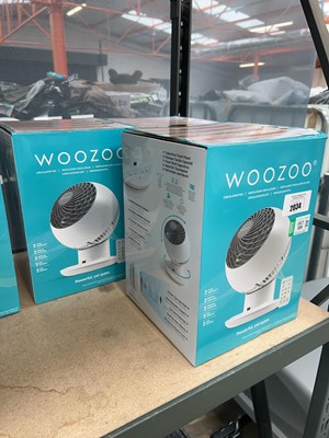 Lot 2034 - 3 WooZoo table fans