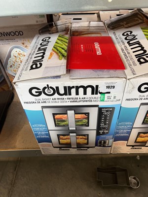 Lot 1029 - Box Gourmia dual-basket air-fryer